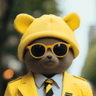 Bear with a hat