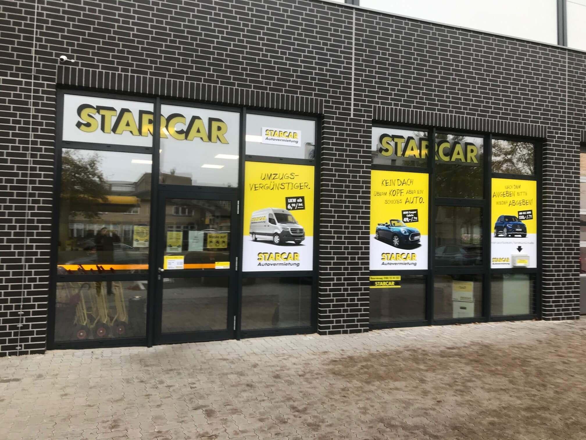STARCAR Autovermietung Station Hamburg Harburg Außenansicht