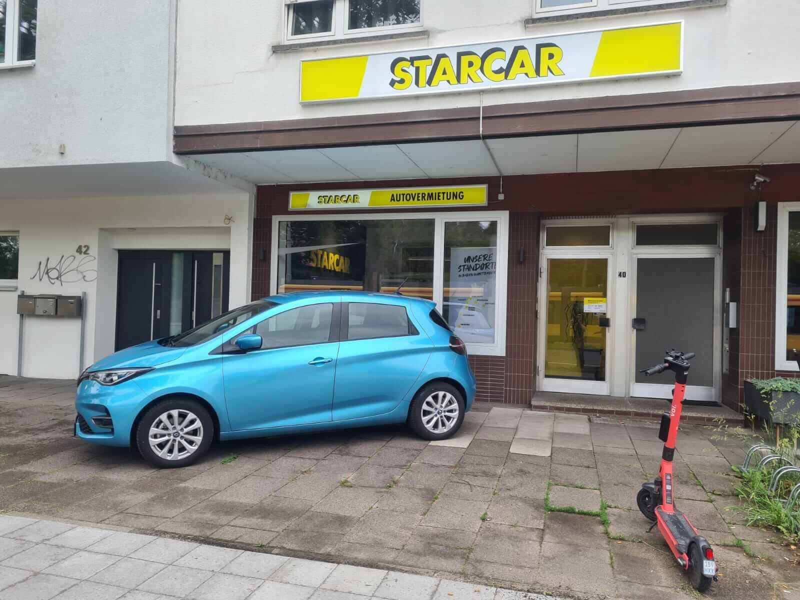 STARCAR Autovermietung Station Karlsruhe Innenansicht