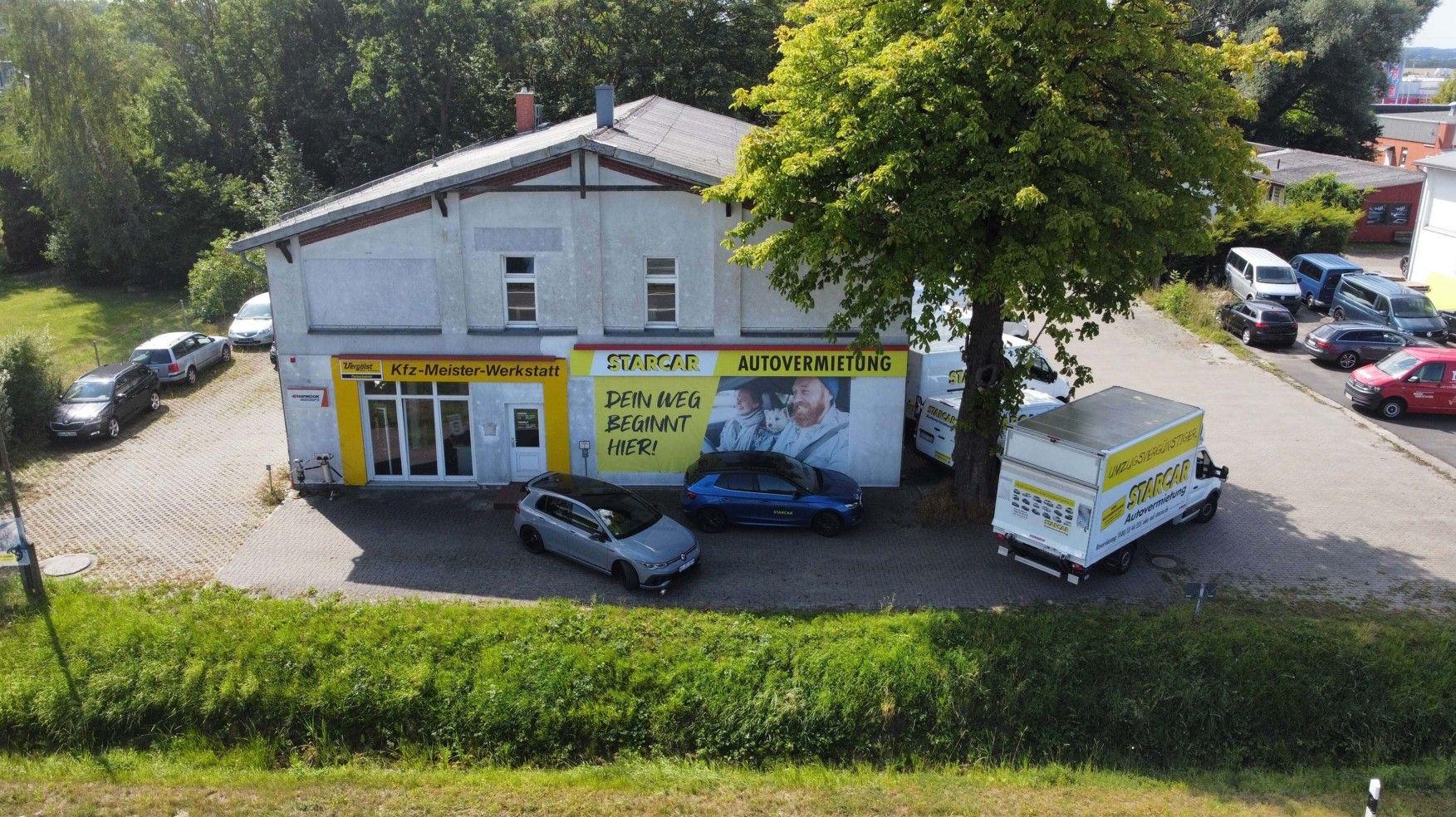 STARCAR Autovermietung Station Rostock Außenansicht