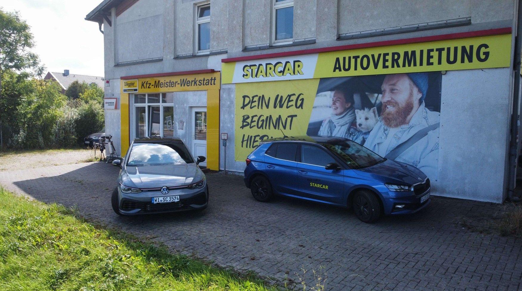 STARCAR Autovermietung Station Rostock Eingang