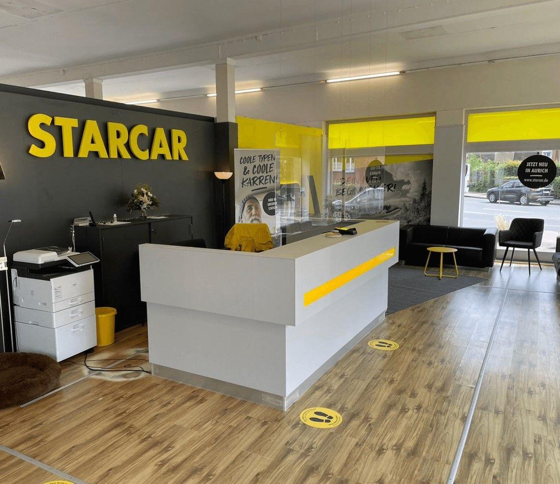 STARCAR Autovermietung Station Aurich Innenansicht